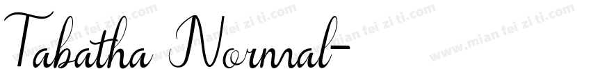 Tabatha Normal字体转换